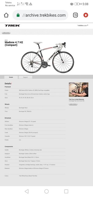 trek madone 4.7 2012